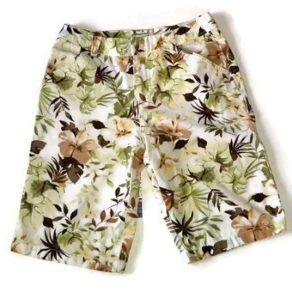 Caribbean joe island Floral Shorts sz 6